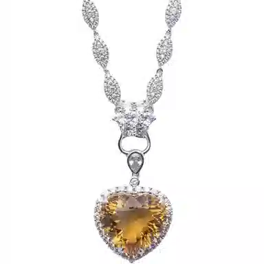 阿黛丽 小众设计 水晶 玉石吊坠 女款