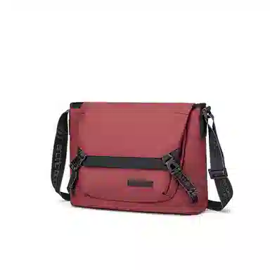 北极猎人 潮流时尚休闲防泼水 涤纶 单肩包斜挎包 常规 男女同款情侣款 黑色/红色/灰色