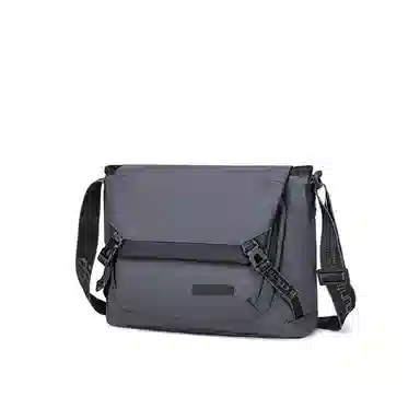 北极猎人 潮流时尚休闲防泼水 涤纶 单肩包斜挎包 常规 男女同款情侣款 黑色/红色/灰色