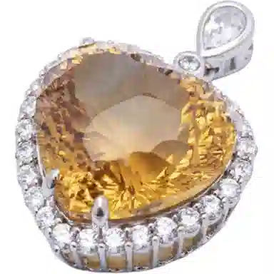 阿黛丽 小众设计 水晶 玉石吊坠 女款