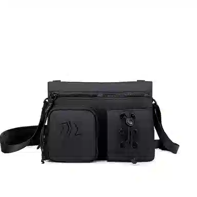 北极猎人 潮牌骑行休闲时尚 涤纶 斜挎包 男女同款情侣款 黑色/灰色/蓝色