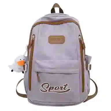 行途 高颜值学生大容量初高中大容量潮流印花学院风尼龙双肩包 男女同款 多色