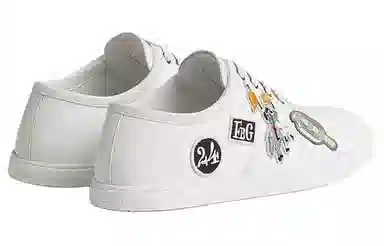 Hermes Innocent Canvas Low Top Sneakers White