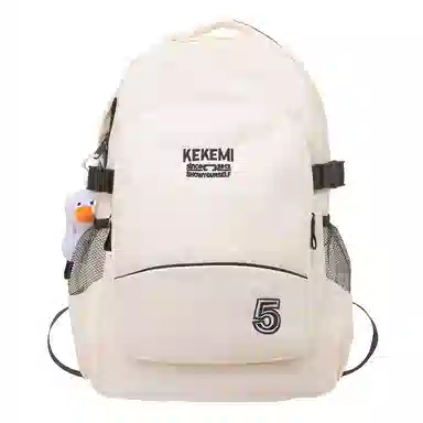 行途双肩包女休闲简约大容量电脑背包男高初中大学生书包尼龙多色