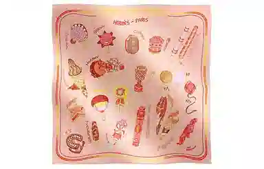Hermes Scarf Pink