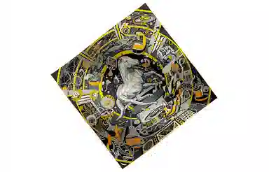 Hermes Scarf Grey