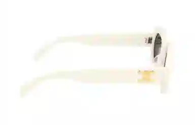 Celine Oval Sunglasses White