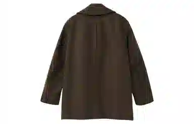 UNIQLO x Jil Sander FW20 Double-Breasted Coat Olive