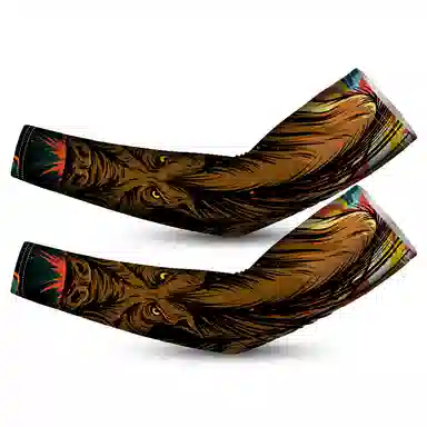 白卷 夏季防紫外线宽松十二生肖袖套 防晒袖 男女同款情侣款