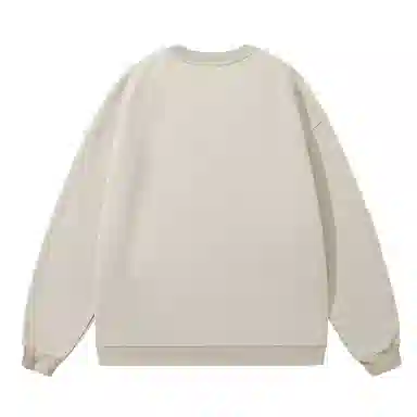 三体 主不在乎系列 字母渐变印花百搭时尚休闲宽松圆领套头美式街头卫衣 男女同款