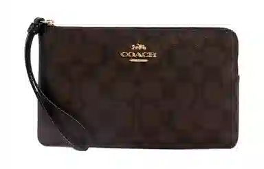 COACH Corner Zip Wristlet 20