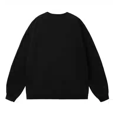 三体 主不在乎系列 字母渐变印花百搭时尚休闲宽松圆领套头美式街头卫衣 男女同款