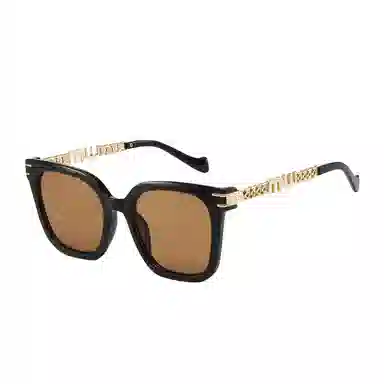 纳兰杜 小众潮流街拍高级感优雅防紫外线时尚墨镜显脸小设计太阳镜 方形 太阳眼镜 女款