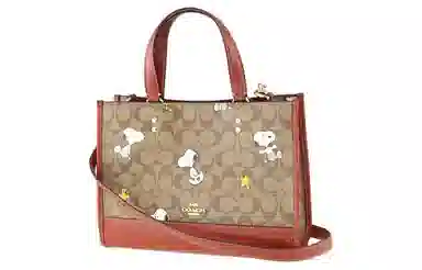 COACH x Peanuts Snoopy Dempsey 30 Tote