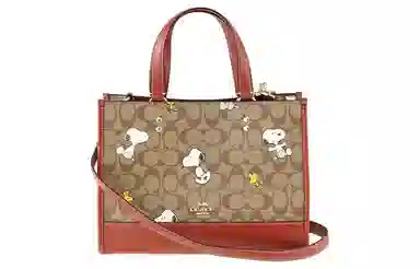 COACH x Peanuts Snoopy Dempsey 30 Tote