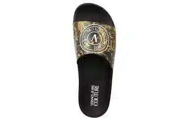 Versace Jeans Couture Slides Black