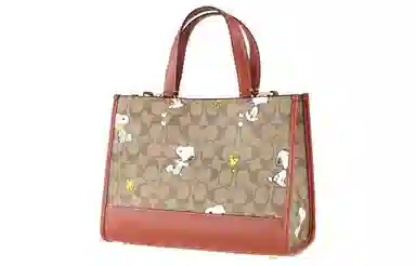 COACH x Peanuts Snoopy Dempsey 30 Tote