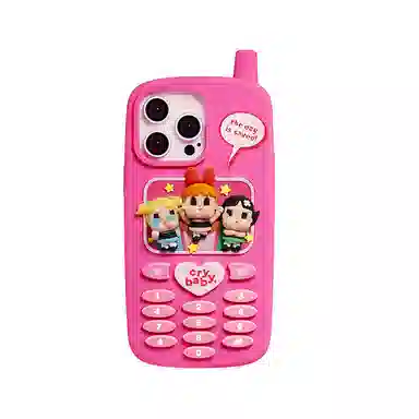 POP MART CRYBABY Powerpuff Girls iPhone Case