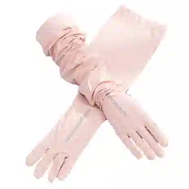 上海故事 半脱卸开口冰感 防晒袖 女款