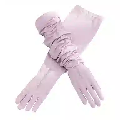 上海故事 半脱卸开口冰感 防晒袖 女款