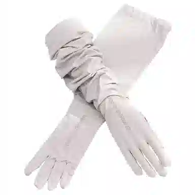 上海故事 半脱卸开口冰感 防晒袖 女款