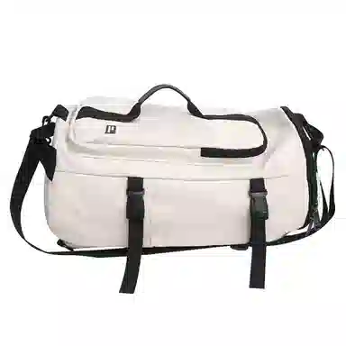 班亚奴 潮流时尚单肩双肩手提三用多功能百搭大容量拉链防水防磨 尼龙 旅行包 常规 男女同款情侣款 白色/黑色/蓝色