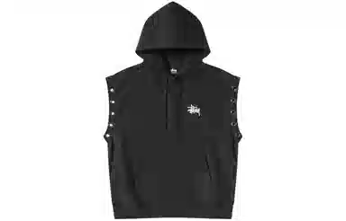 Stussy x JUNYA WATANABE Hoodie Vest Black