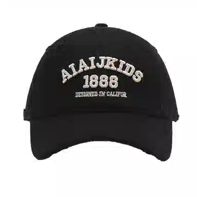 山一丸 字母立体刺绣破洞户外 大头围 棉 鸭舌帽 男女同款情侣款