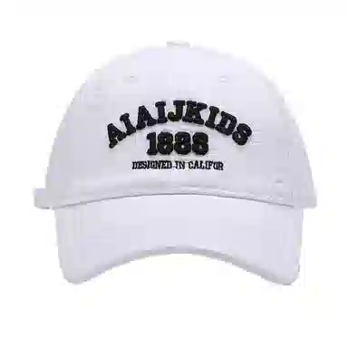 山一丸 字母立体刺绣破洞户外 大头围 棉 鸭舌帽 男女同款情侣款