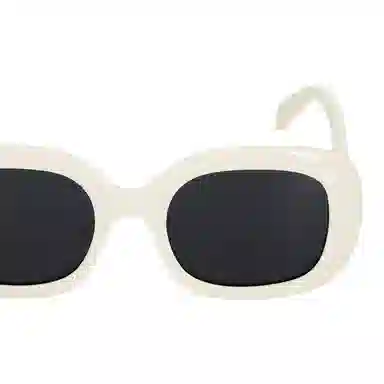 CELINE Rectangular Sunglasses White