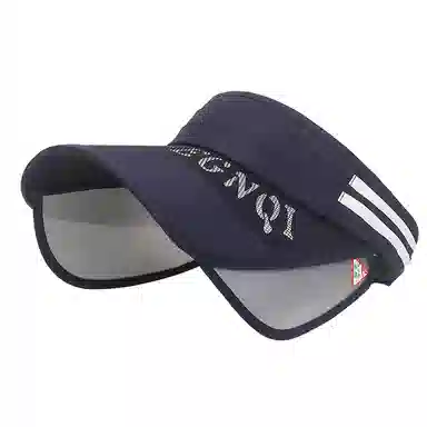 啄木鸟 户外运动大帽檐空顶帽子男骑行防紫外线伸缩抽拉檐遮阳帽子女 聚酯纤维 防晒帽 男女同款情侣款