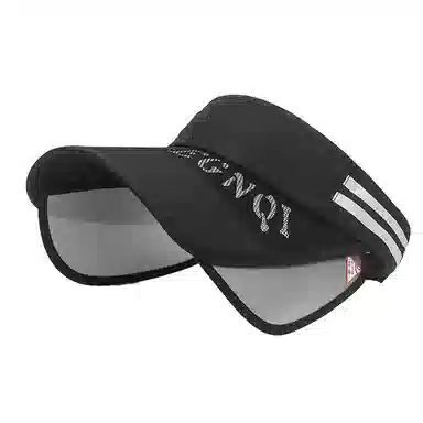 啄木鸟 户外运动大帽檐空顶帽子男骑行防紫外线伸缩抽拉檐遮阳帽子女 聚酯纤维 防晒帽 男女同款情侣款