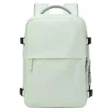 维多利亚旅行者 干湿分离多功能大容量出差独立鞋仓休闲时尚 涤纶 电脑包双肩包背包 常规 男女同款情侣款 绿色/米色/黑色