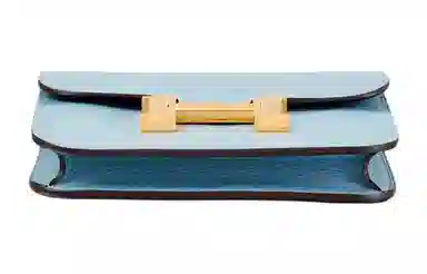 HERMES Constance Slim Evercolor J7 Bleu Lin