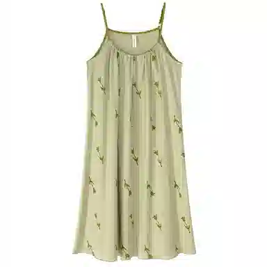 歌倩雅 纯棉薄款甜美纯欲风睡裙 女款