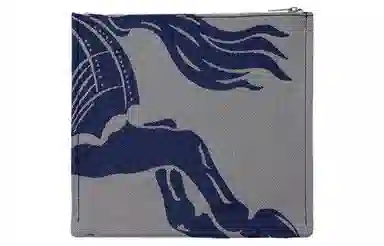 Burberry EKD Clutch Blue