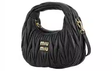 Miu Miu Wander Matelassé Mini Black
