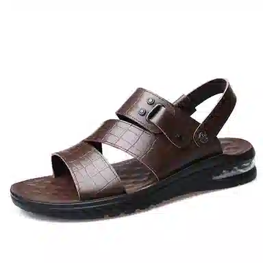 意利船长 合成革 户外耐磨 凉鞋 男款