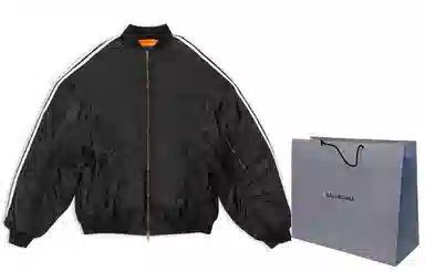 Balenciaga x Adidas FW22 Striped Zip Jacket