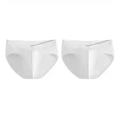 蓝内 纯色透气三角设计款实用内裤 男款