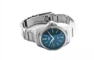Oris 39mm Blue Dial Titanium