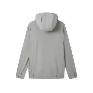 匹克 防晒系列 紫薯防晒衣针织冰丝皮肤风衣夏季新款休闲运动外套防晒衣 男款 冷浅灰