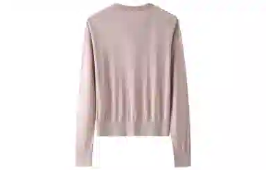 恒源祥 纯色圆领开衫长袖针织衫 女款