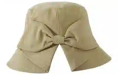 优幽兰 可爱大头围显脸小遮阳韩版蝴蝶结防紫外线气质高级感 聚酯纤维 渔夫帽 女款