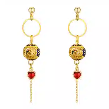 恋朵 国风轻奢 流苏耳饰 合金 耳环 女款