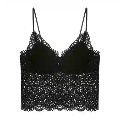 内在密码 美背背心一体式内衣女夏季薄款性感法式带胸垫免穿文胸罩蕾丝显瘦纯欲性感内搭外穿吊带