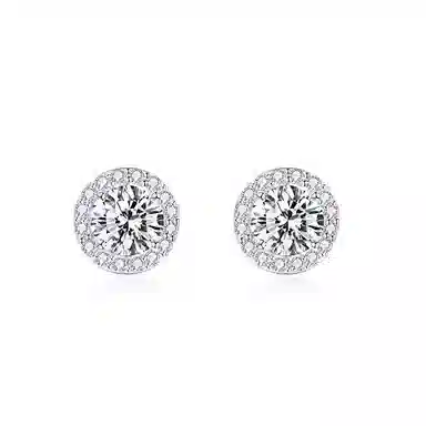 FANCI Star Dot Series Round Gemstone Earrings