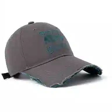 白卷 软顶街头嘻哈时尚趣味做旧字母 棉 棒球帽 男女同款情侣款