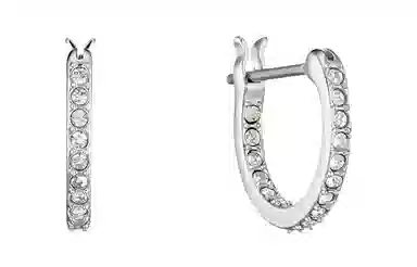 Swarovski Iconic Swan Earrings Blue