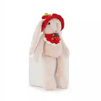 柏文熊 草莓兔 萌动可爱抱抱 玩偶 毛绒公仔